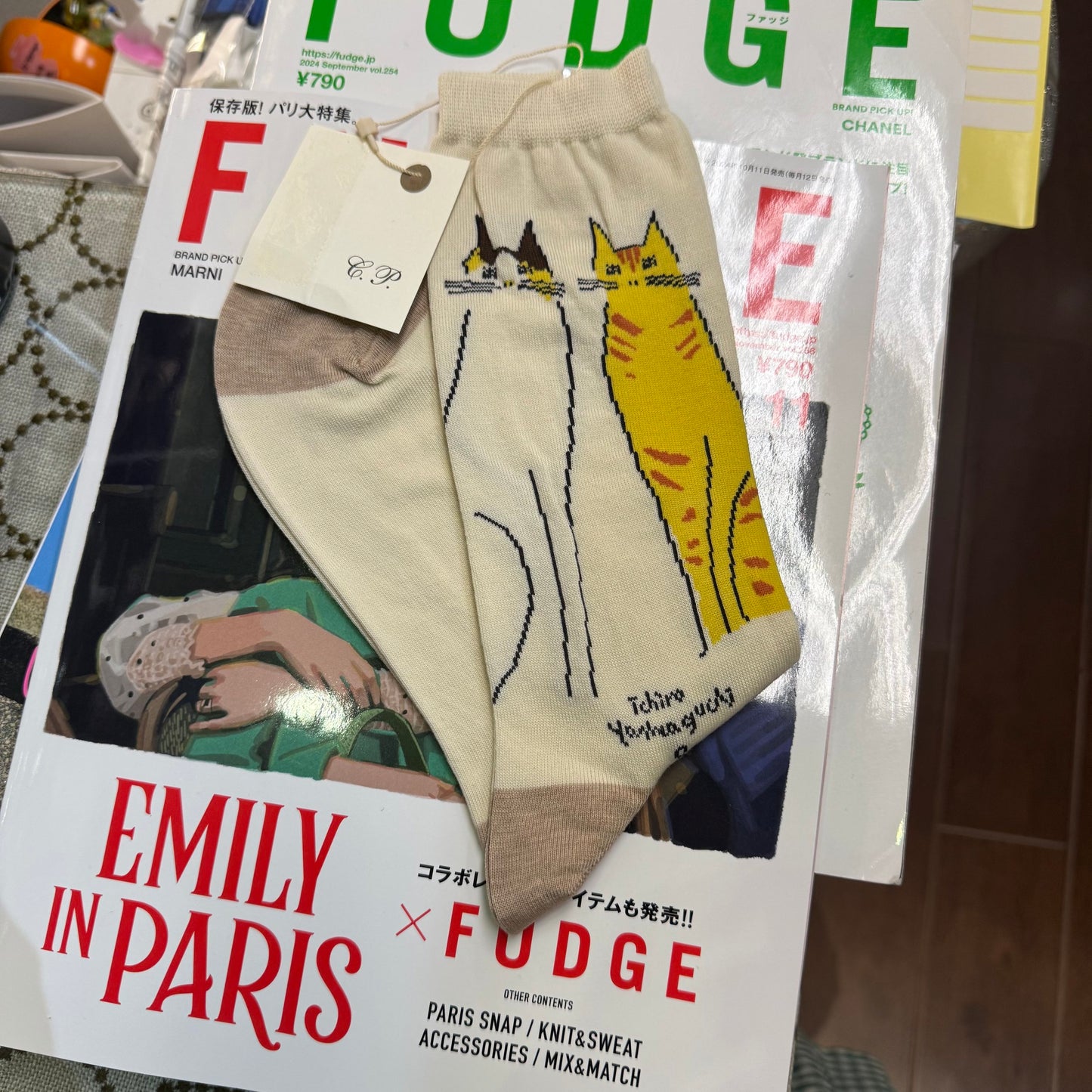 Conges Payes Cats Socks, made in Japan