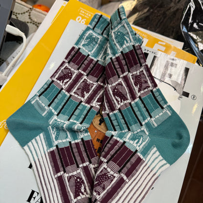 Nonette Bumpy line Socks, 2 Colors, made in Japan