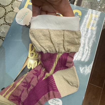 Nonnette Patterns Socks, 2 Colors, made in Japan