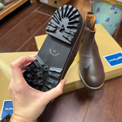 Minan Polku Leather Boots, 2 Colors, made in Japan