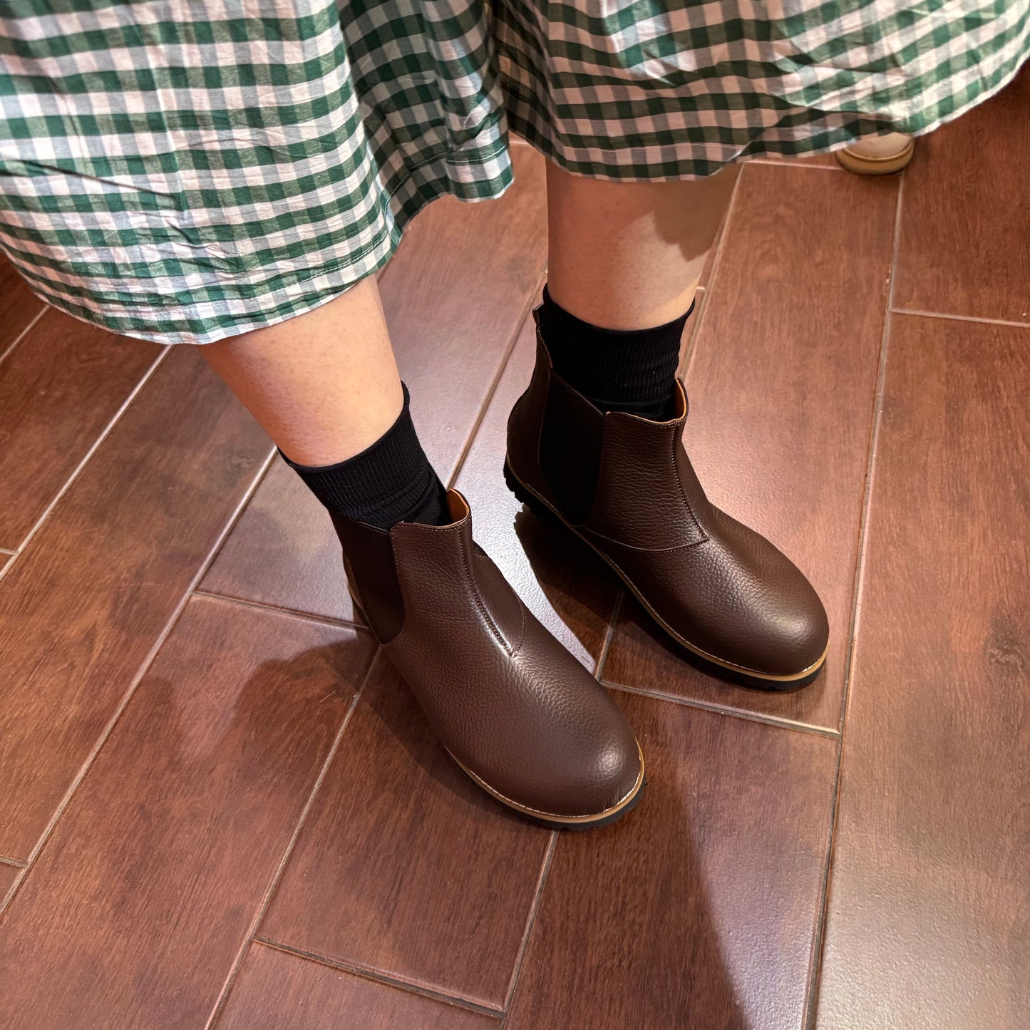 Minan Polku Leather Boots, 2 Colors, made in Japan