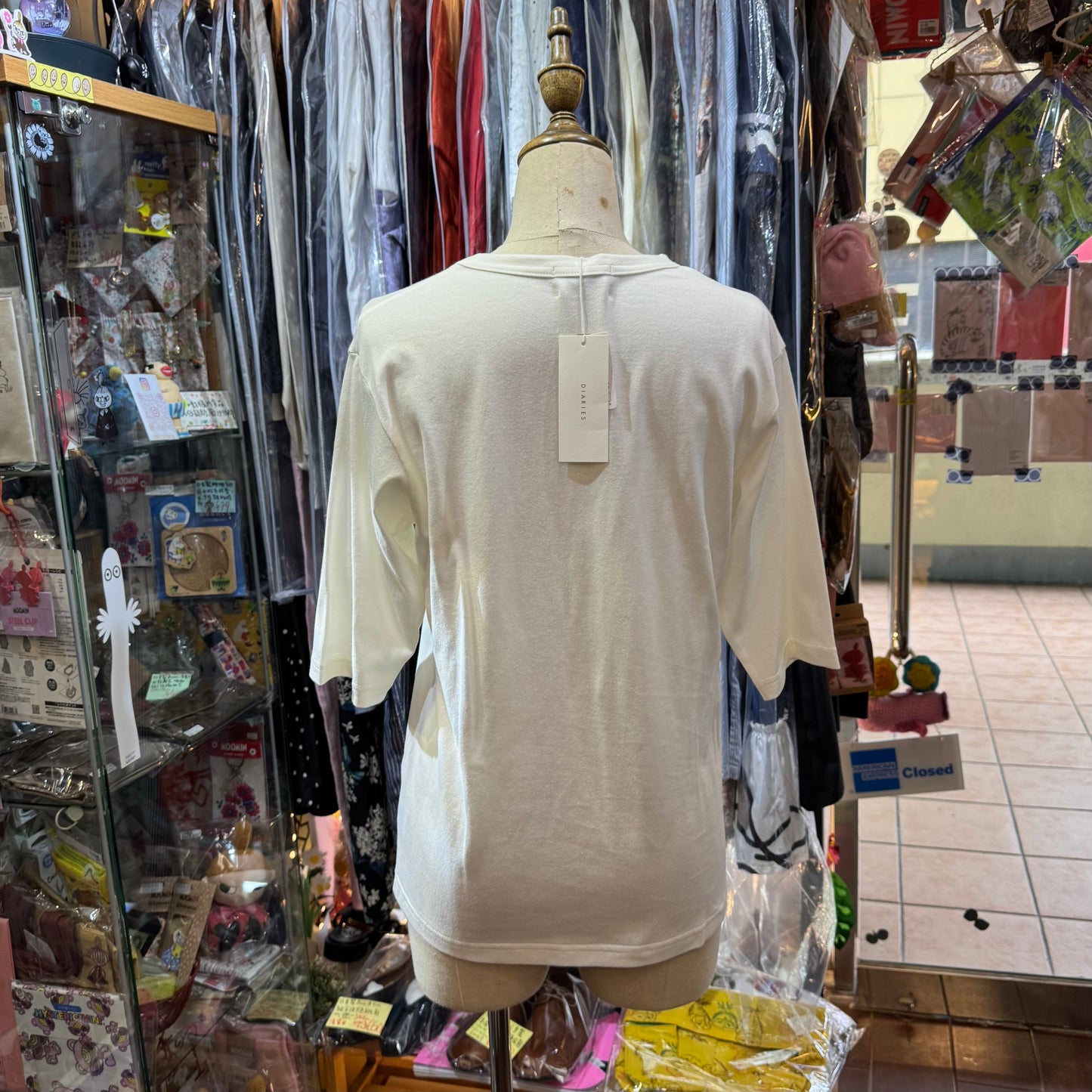 Sale- Diaries VIVRE (To live) T-shirt, 2 Colors, made in Japan
