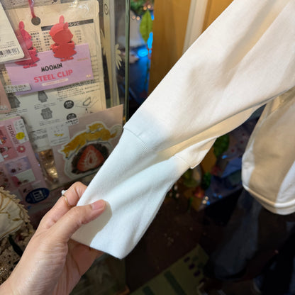 Sale- Bedsidedrama Disney White Sweatshirt made in Japan