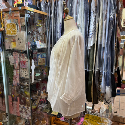 Lueuf White Linen Shirt, made in Japan