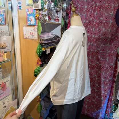 Sale- Bedsidedrama Disney White Sweatshirt made in Japan