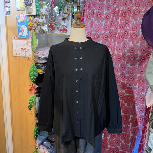 Sale- Nachukara Black Shirt, made in Japan