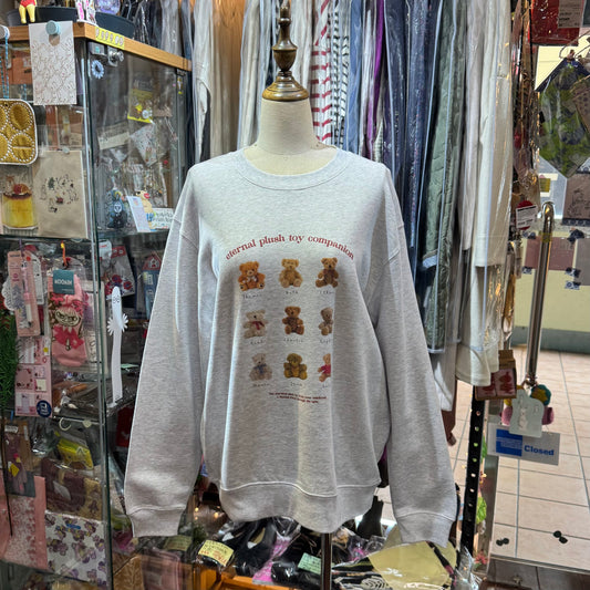 Sale- Fig London Bears Grey Sweater, made in Vietnam