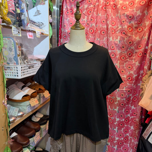 Sale- Laiterie Black T-shirt, made in Japan
