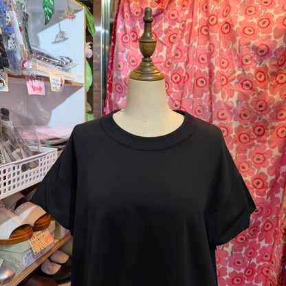 Sale- Laiterie Black T-shirt, made in Japan
