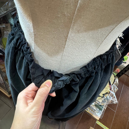 EXTRA30- TSUHARU by SM2 Fanage Black Embroidery Pants