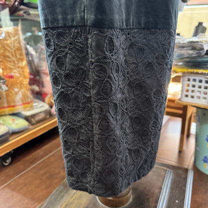 EXTRA30- TSUHARU by SM2 Fanage Black Embroidery Pants