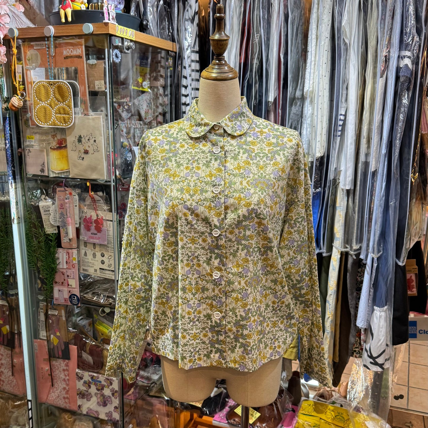 Sale- La marine Francaise X Liberty London Yellow Flora Shirt