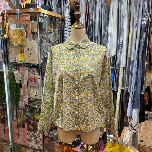 Sale- La marine Francaise X Liberty London Yellow Flora Shirt