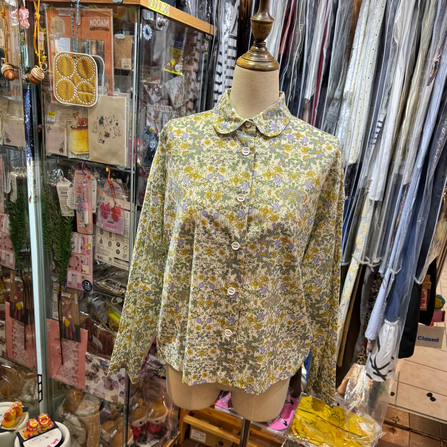 Sale- La marine Francaise X Liberty London Yellow Flora Shirt