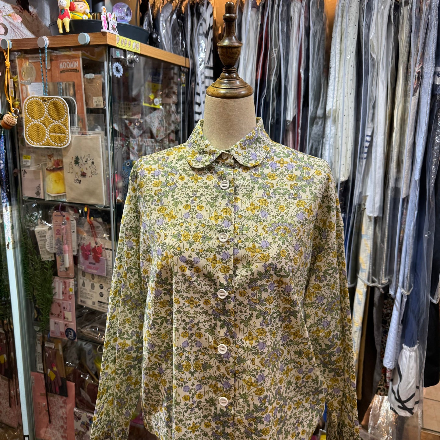 Sale- La marine Francaise X Liberty London Yellow Flora Shirt