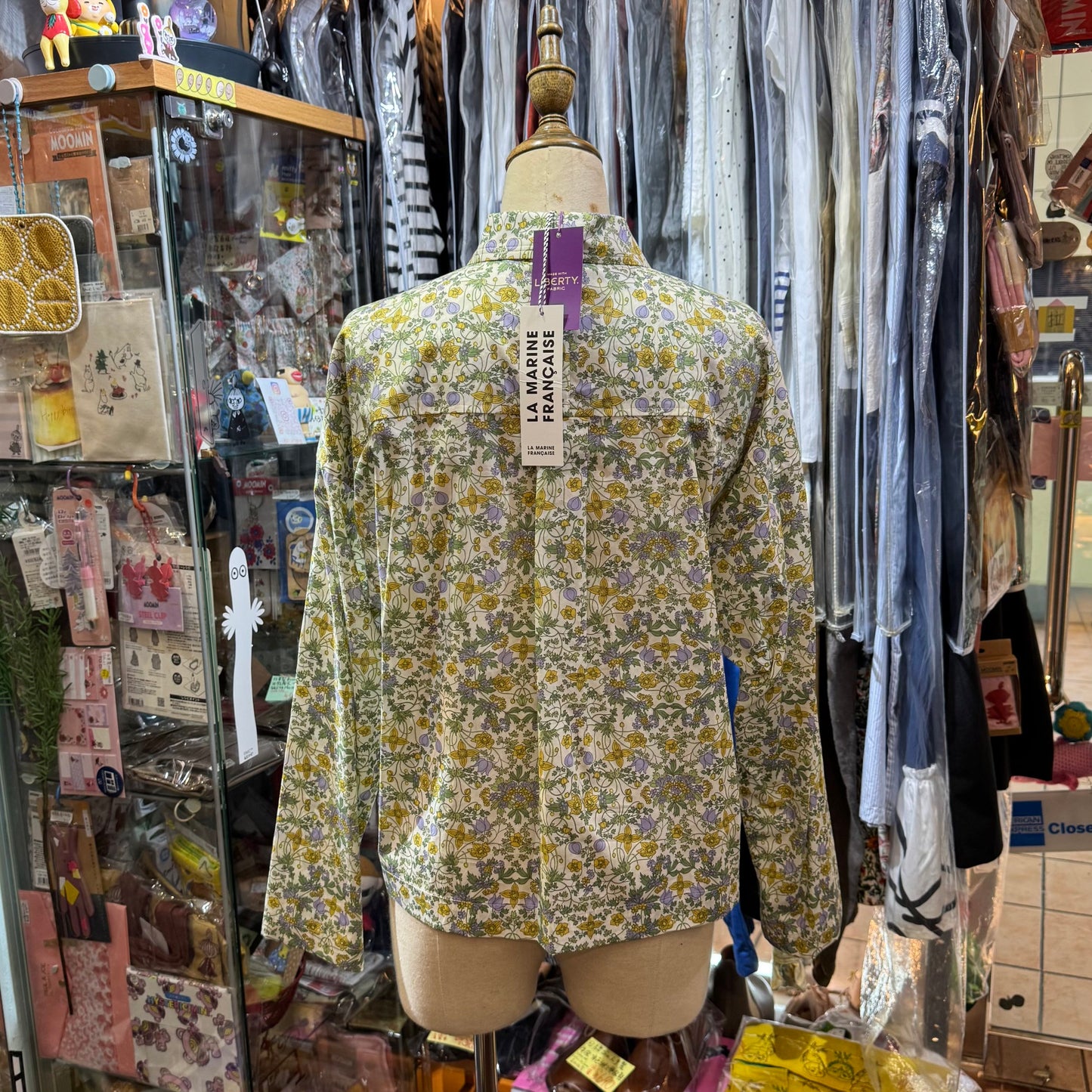Sale- La marine Francaise X Liberty London Yellow Flora Shirt