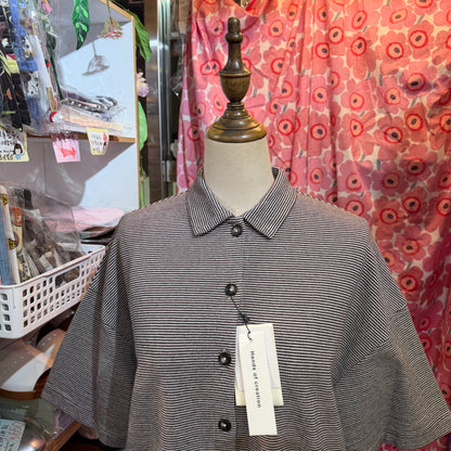 Hands of Creation Striped Polo Shirt, 3 Colors, made in Japan