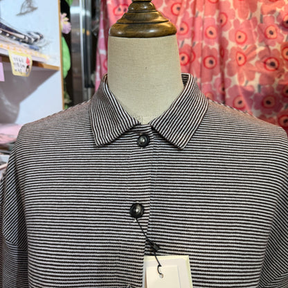 Hands of Creation Striped Polo Shirt, 3 Colors, made in Japan