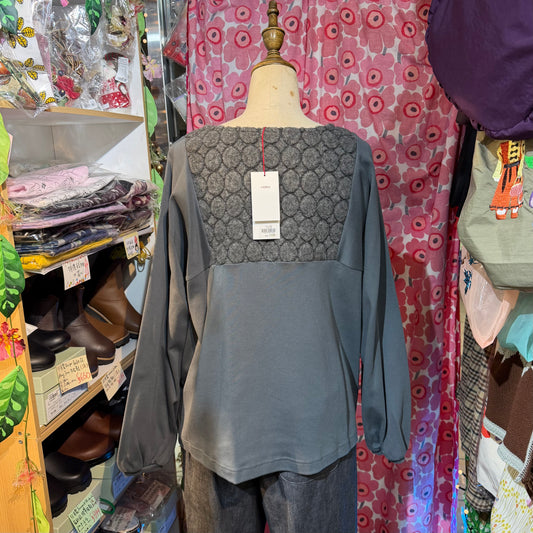 Sale- Yarra Charcoal Top, made in Japan
