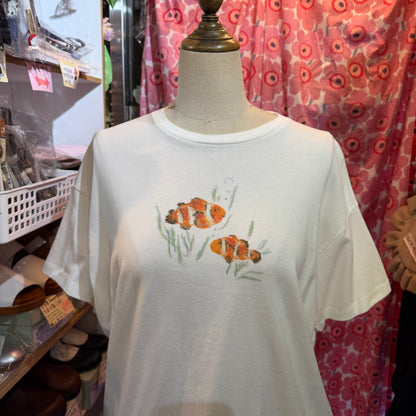 Latelier du Savon Fishes T-shirt, 2 Colors, made in Japan