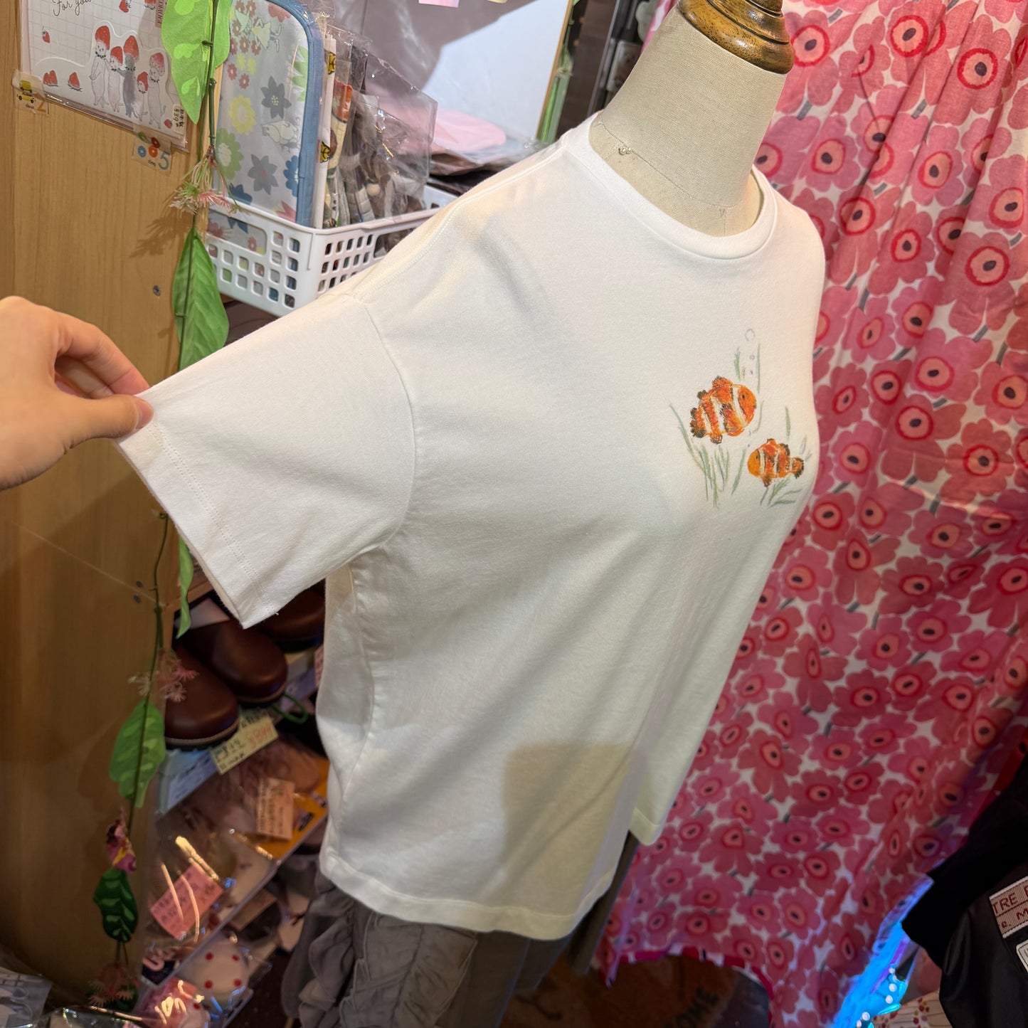 Latelier du Savon Fishes T-shirt, 2 Colors, made in Japan