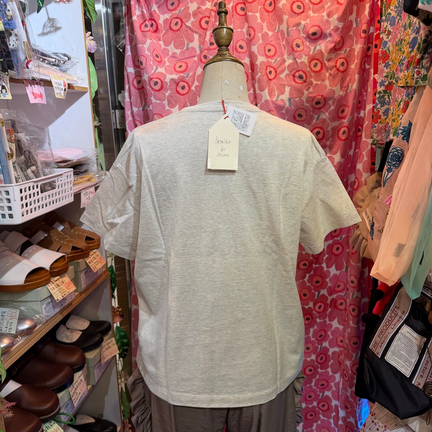 Latelier du Savon Fishes T-shirt, 2 Colors, made in Japan