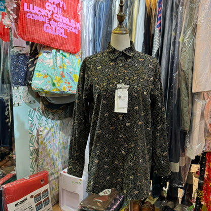 EXTRA30- Le Minor X Liberty London Black Shirt, made in Japan