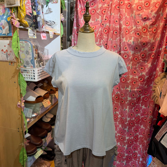 Laiterie Slim Cut Light Blue T-Shirt, made in Japan