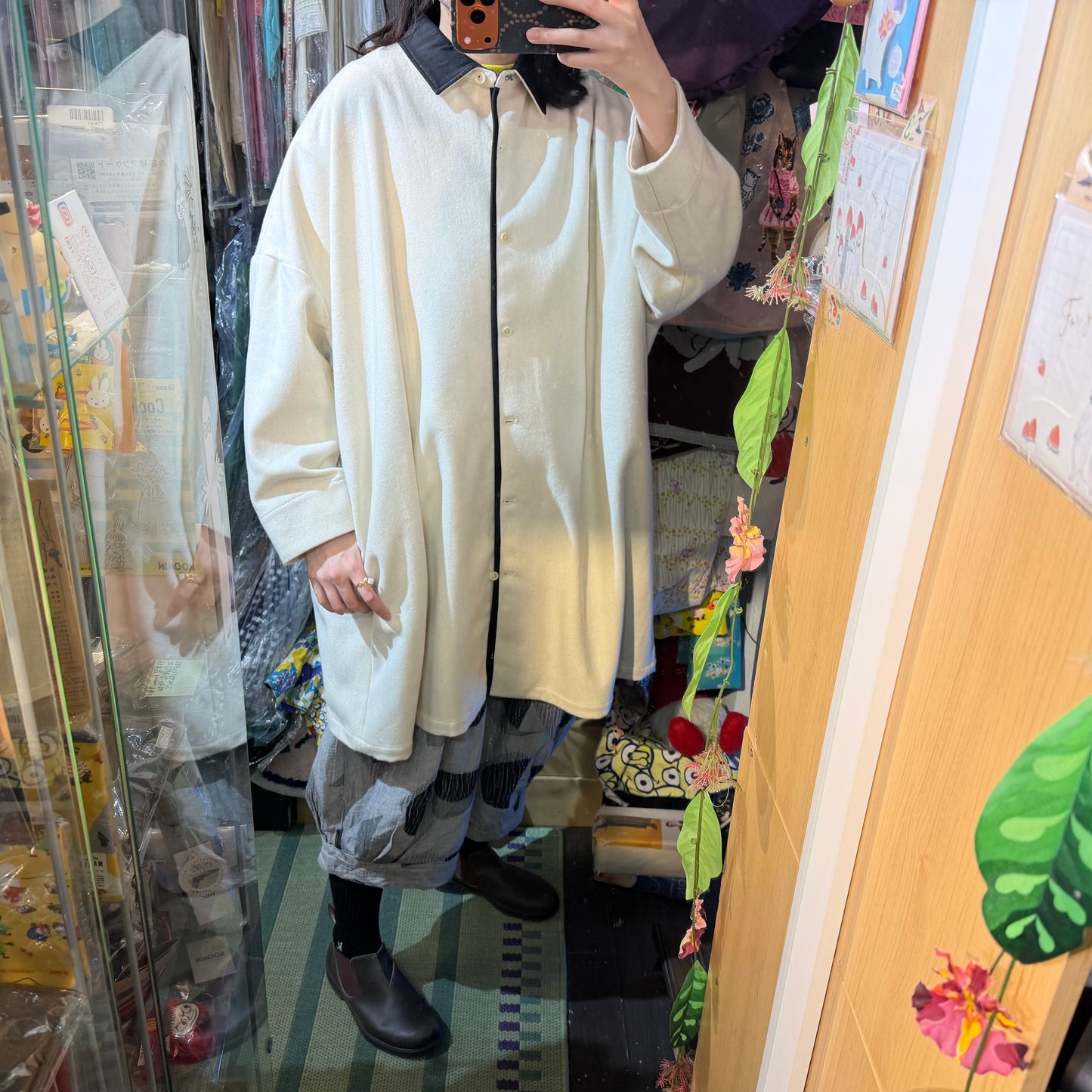 EXTRA30- Mizuiro ind Ivory Wool Coat