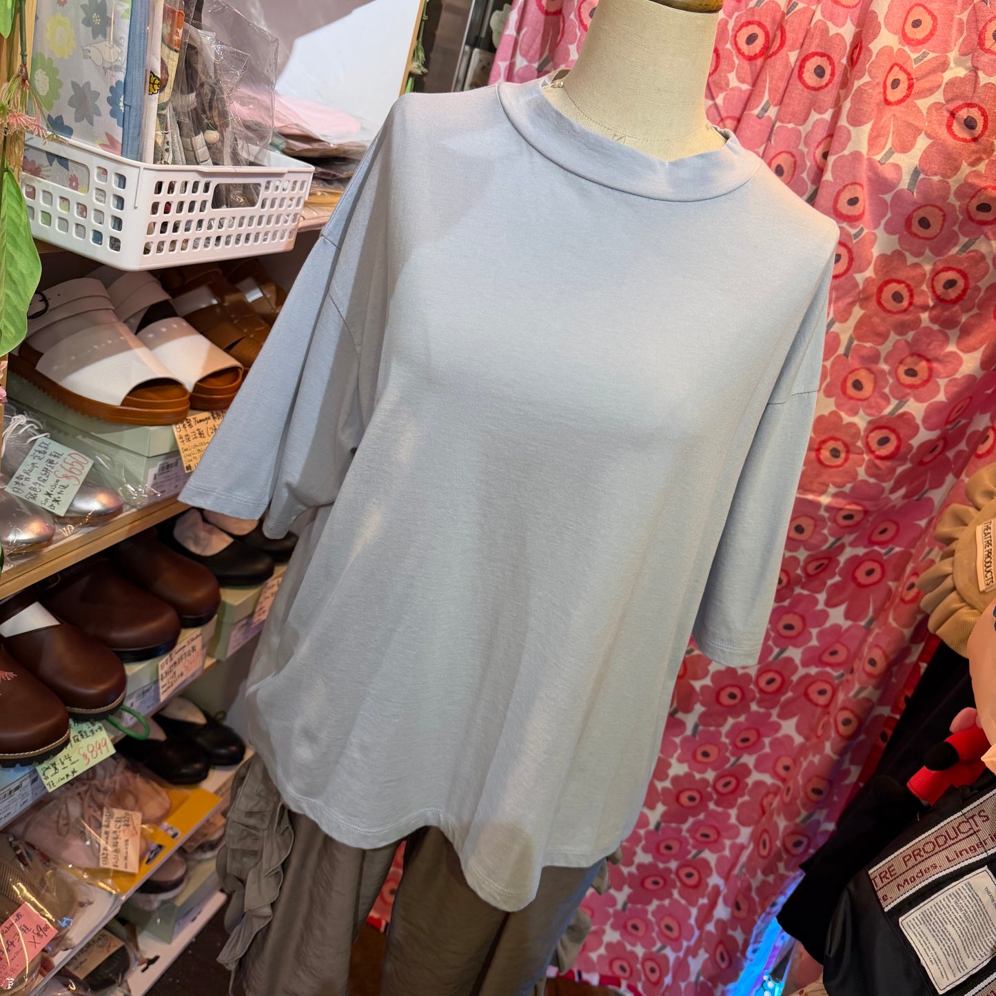 Laiterie Light Blue T-shirt, made in Japan