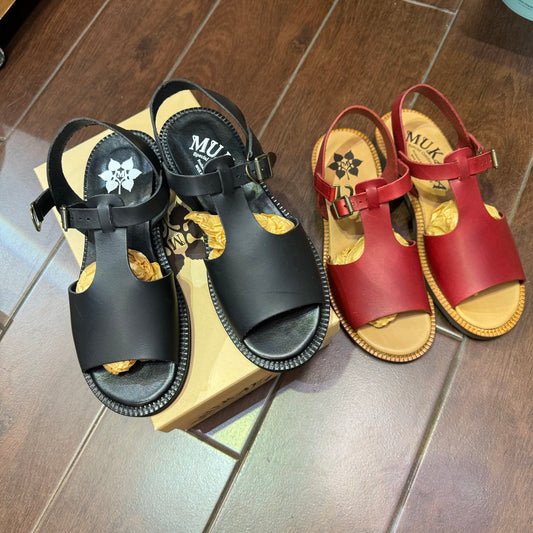 Sale- Mukava Leather Sandals, Vibram Sole,  2 Colors, made in Japan
