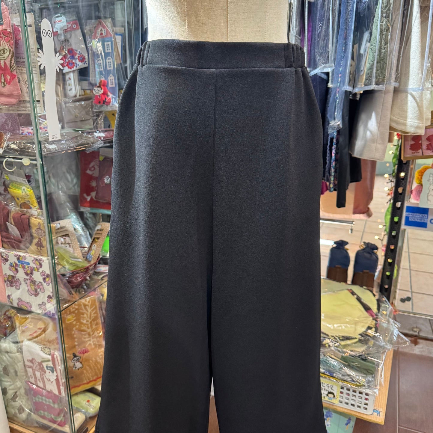 Mizuiro Ind High-waist Black Pants, made in Japan
