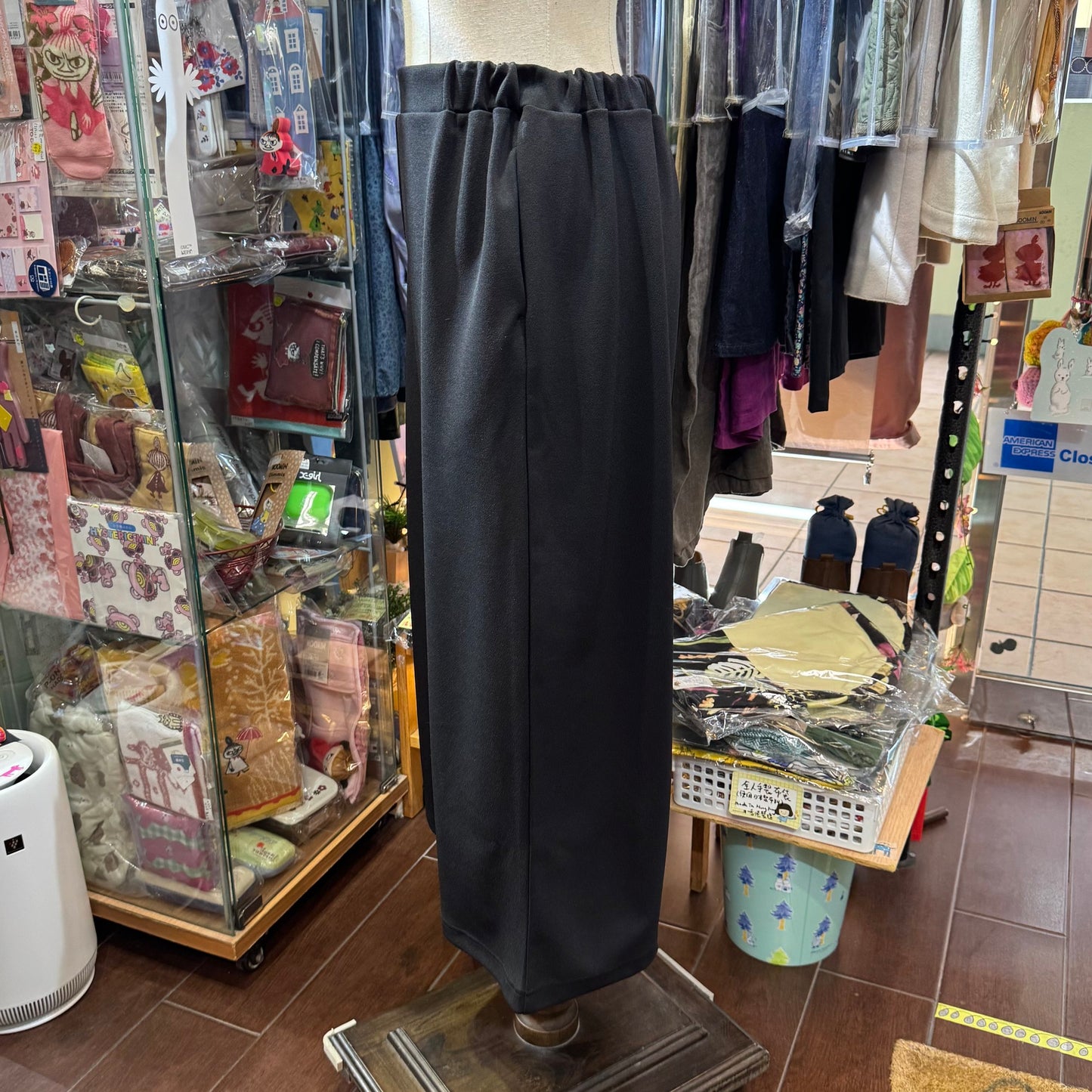 Mizuiro Ind High-waist Black Pants, made in Japan