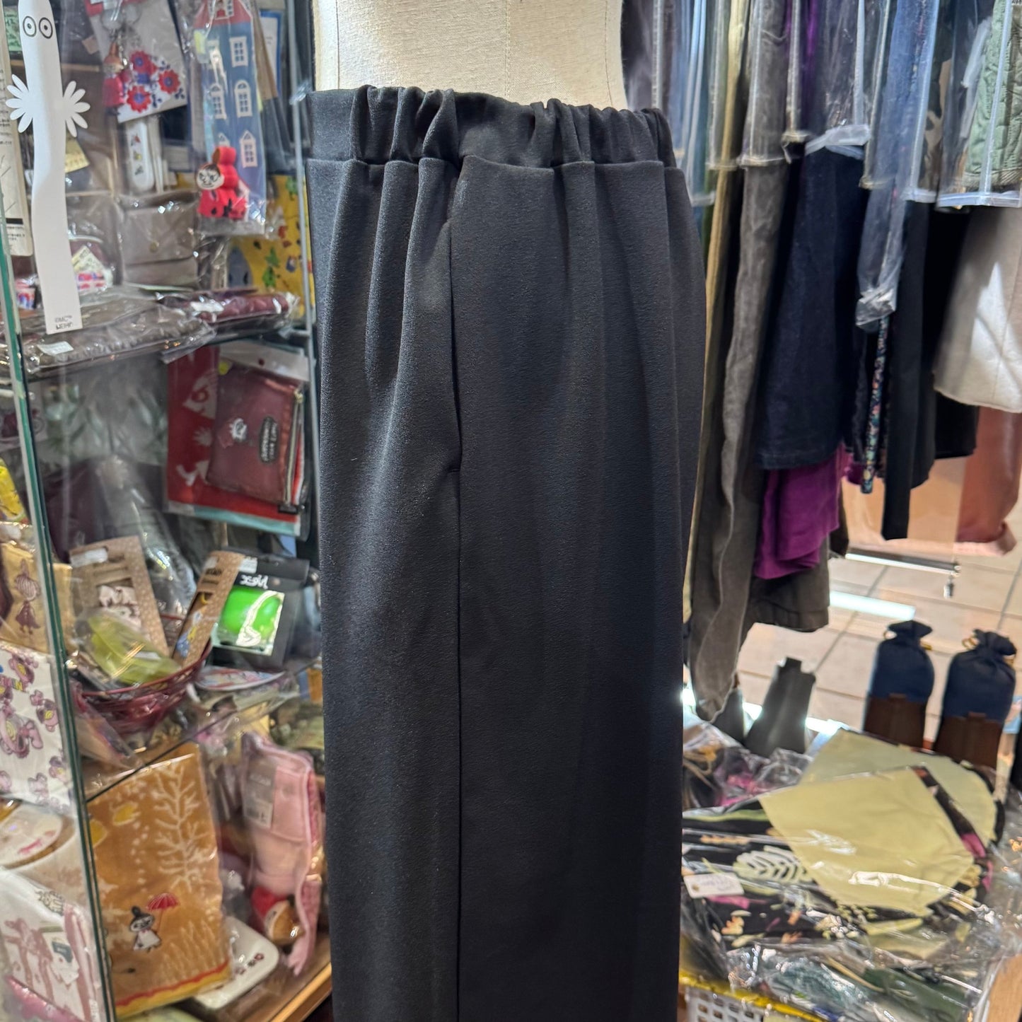 Mizuiro Ind High-waist Black Pants, made in Japan