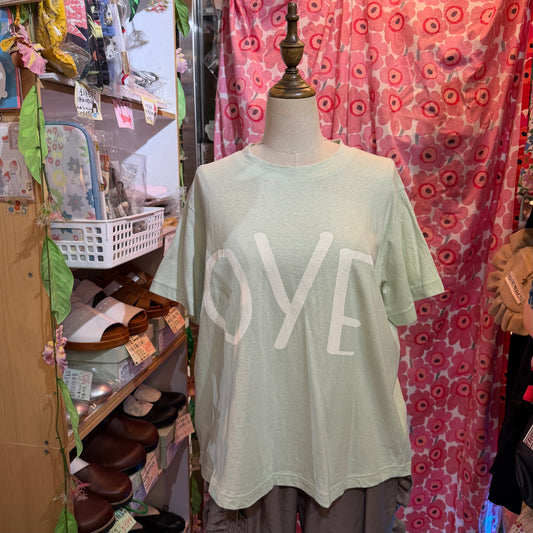 Tumugu OYE Mint T-shirt, made in Japan