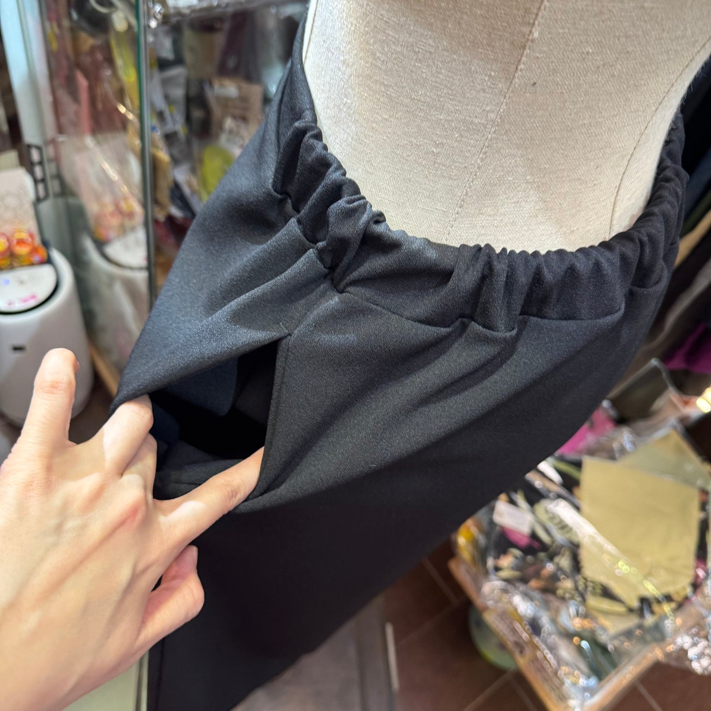 Mizuiro Ind High-waist Black Pants, made in Japan