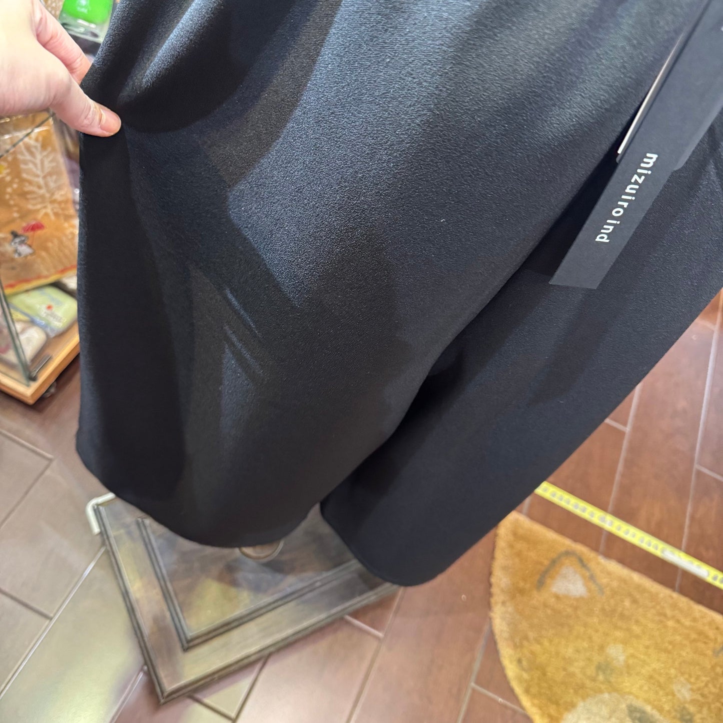 Mizuiro Ind High-waist Black Pants, made in Japan
