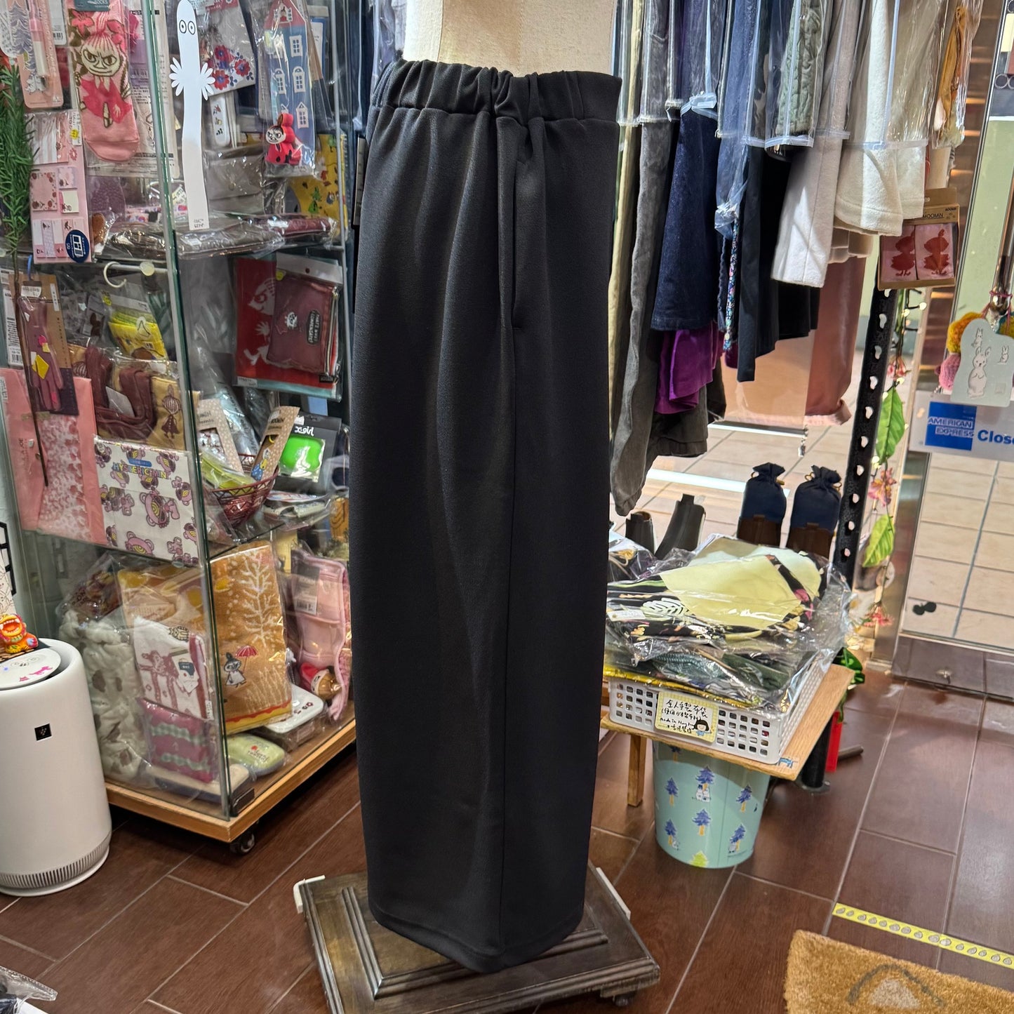 Mizuiro Ind High-waist Black Pants, made in Japan
