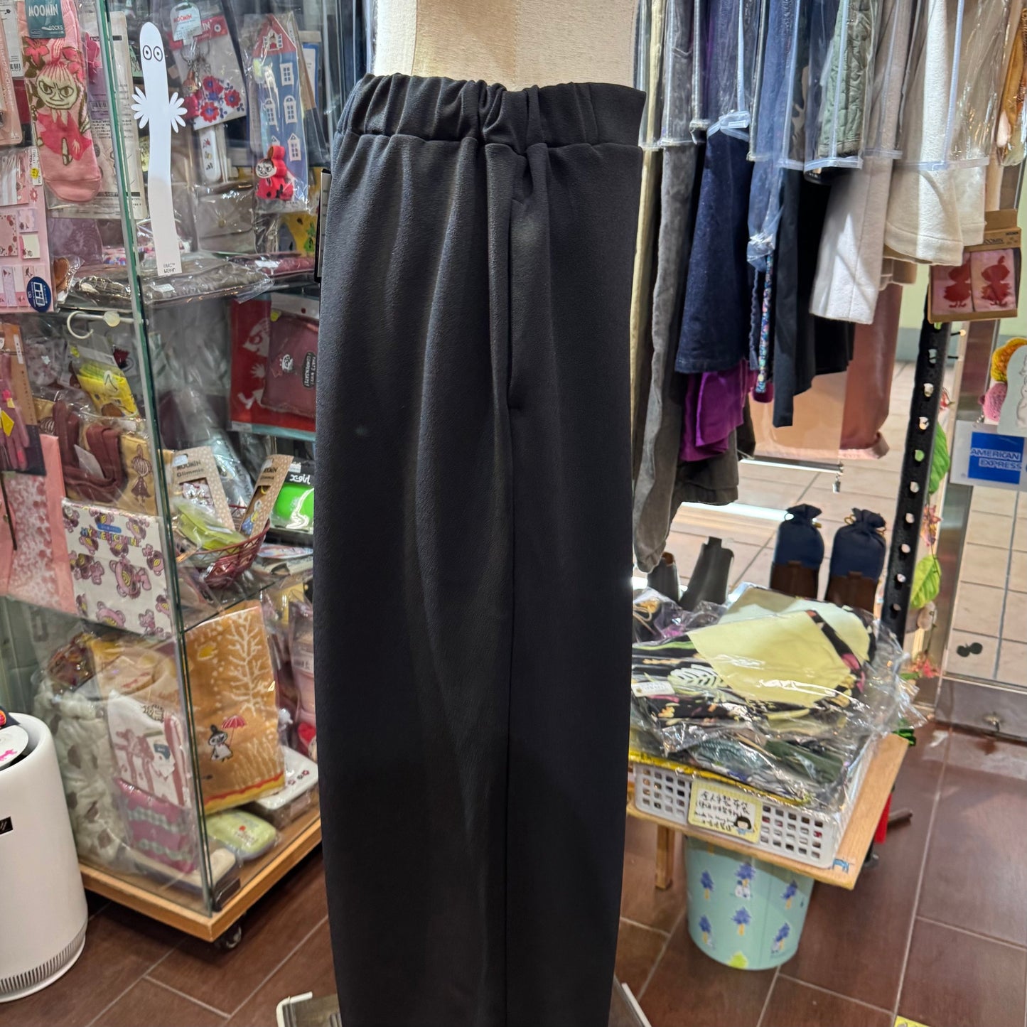 Mizuiro Ind High-waist Black Pants, made in Japan