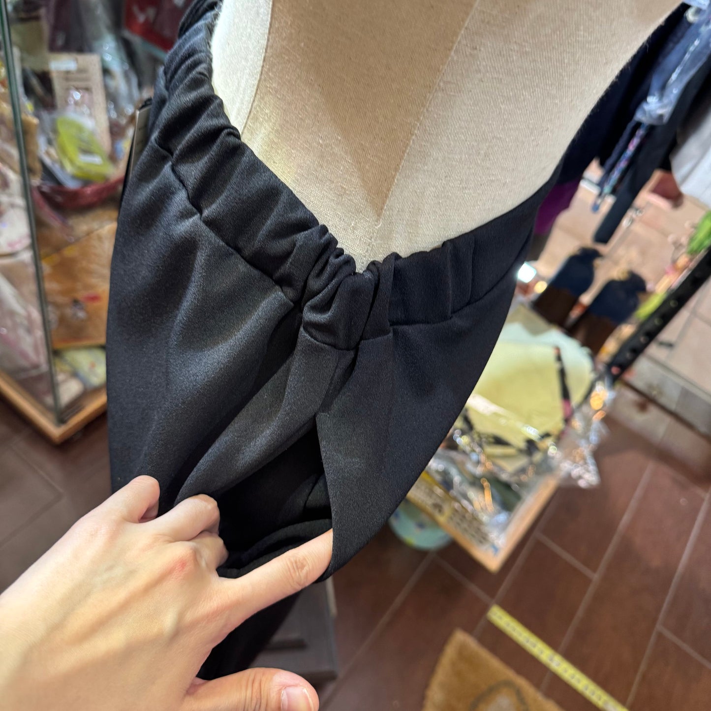 Mizuiro Ind High-waist Black Pants, made in Japan