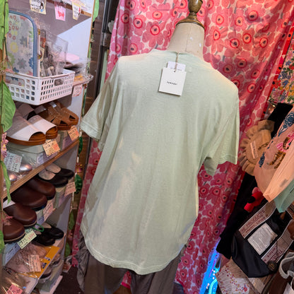 Tumugu OYE Mint T-shirt, made in Japan