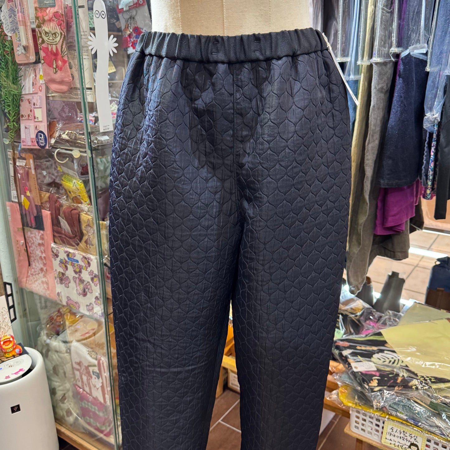 Sale- Buoy Buoy Black Embroidery Pants, made in Japan