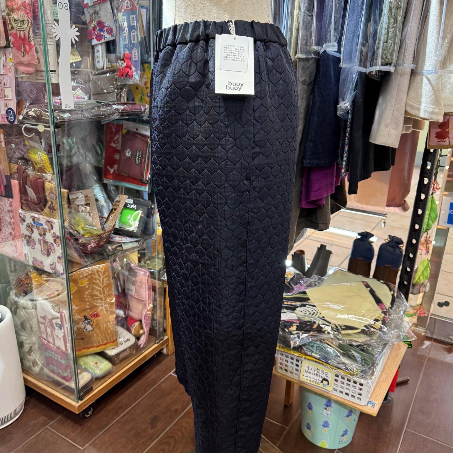 Sale- Buoy Buoy Black Embroidery Pants, made in Japan