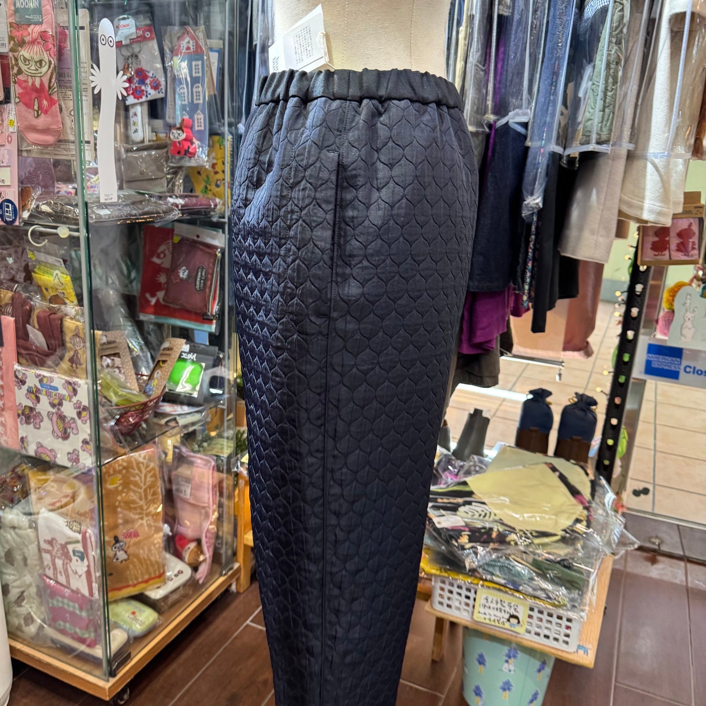Sale- Buoy Buoy Black Embroidery Pants, made in Japan