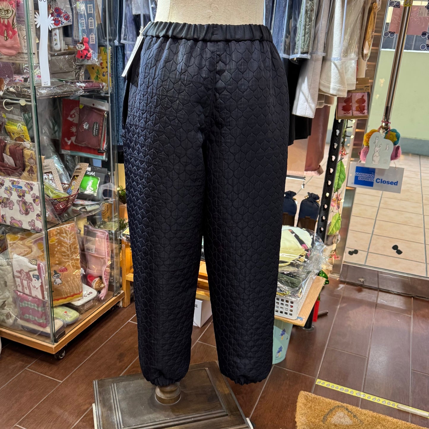 Sale- Buoy Buoy Black Embroidery Pants, made in Japan