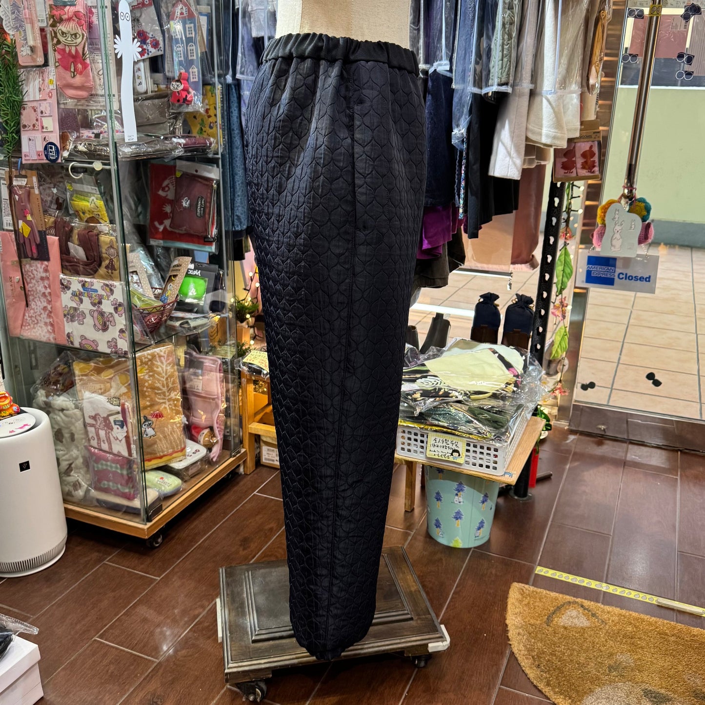 Sale- Buoy Buoy Black Embroidery Pants, made in Japan