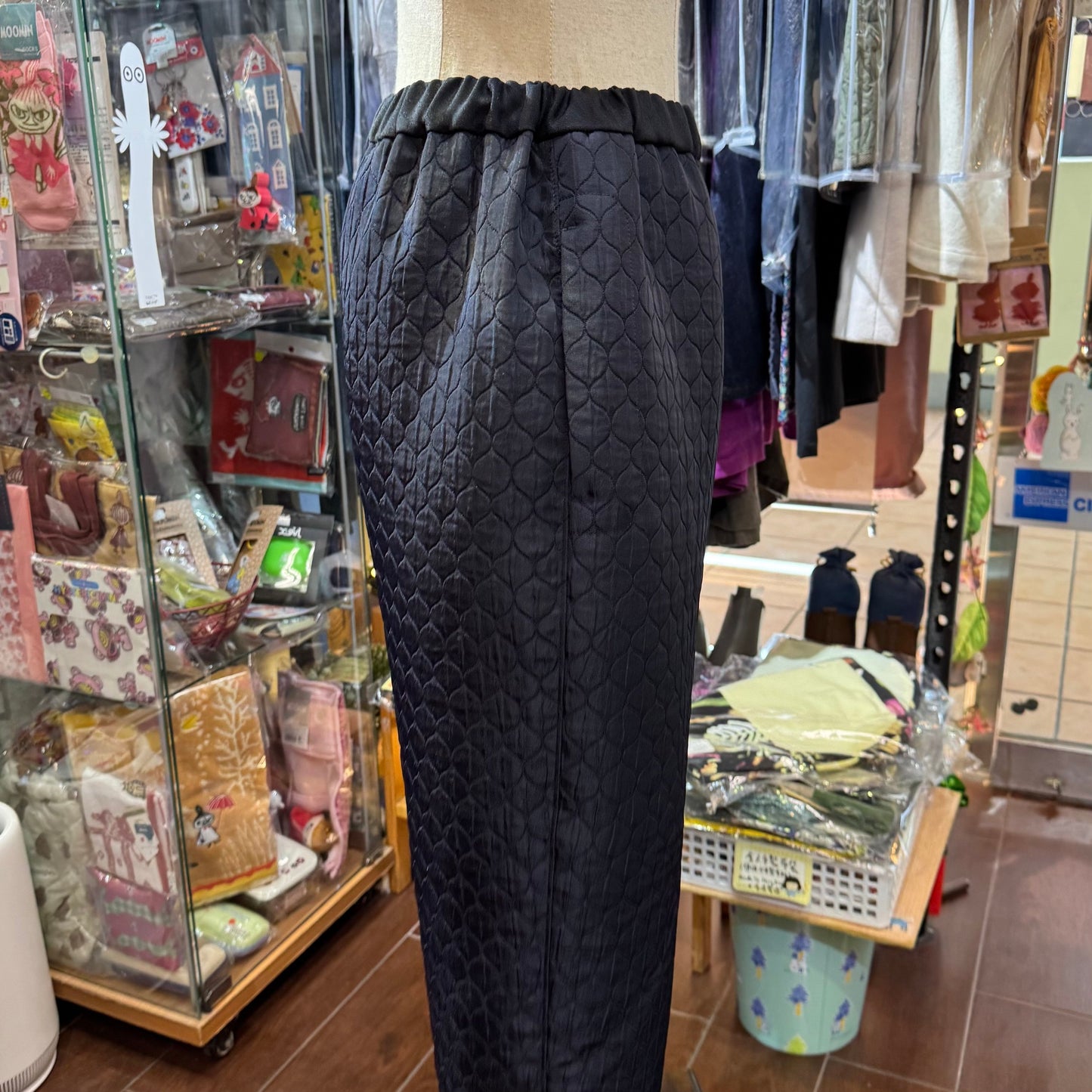Sale- Buoy Buoy Black Embroidery Pants, made in Japan