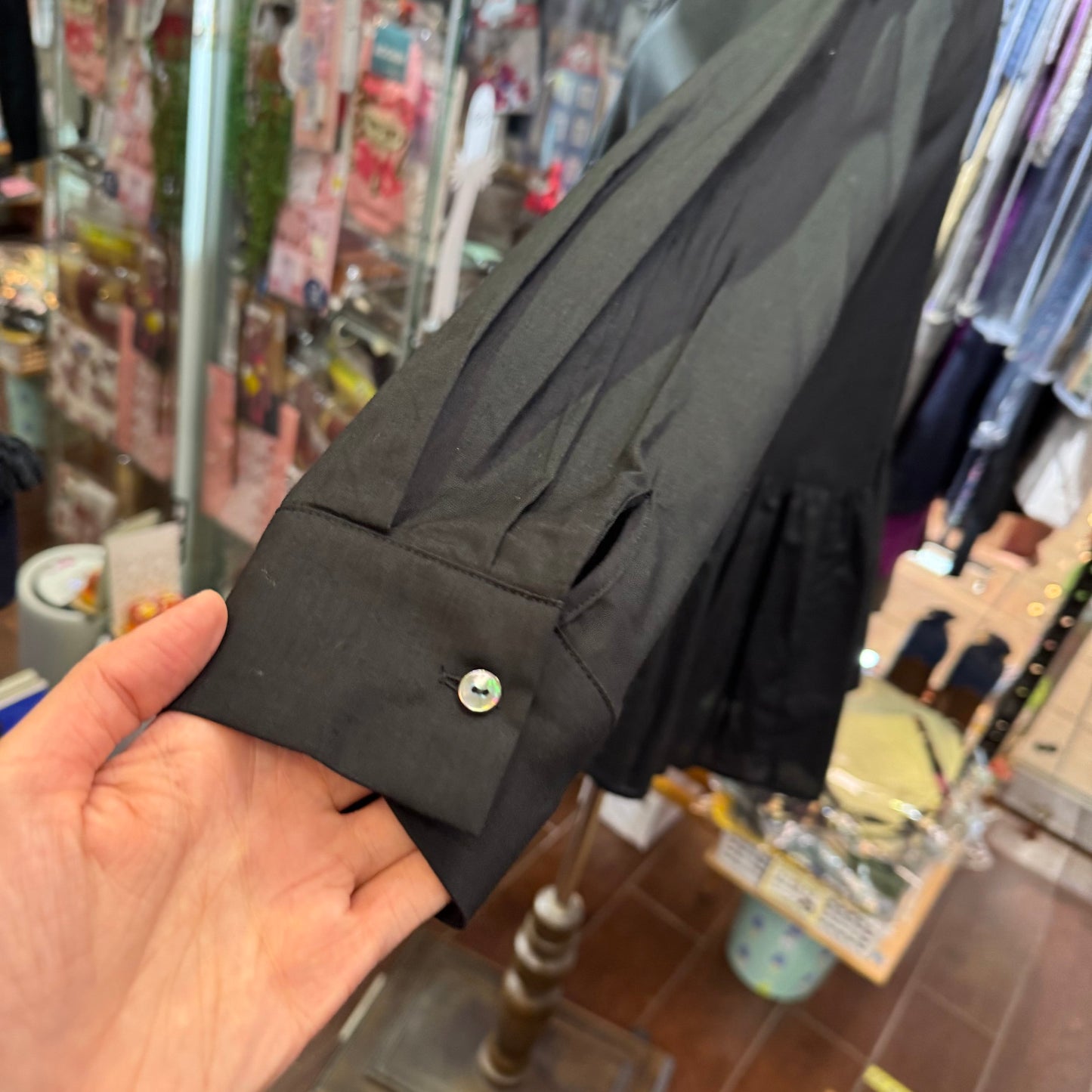 EXTRA20- Mizuiro ind Gathered Waist Shirt, 2 Colors, made in japan