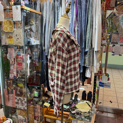 Sale- Mizuiro Ind Red Checked Shirt, made in Japan
