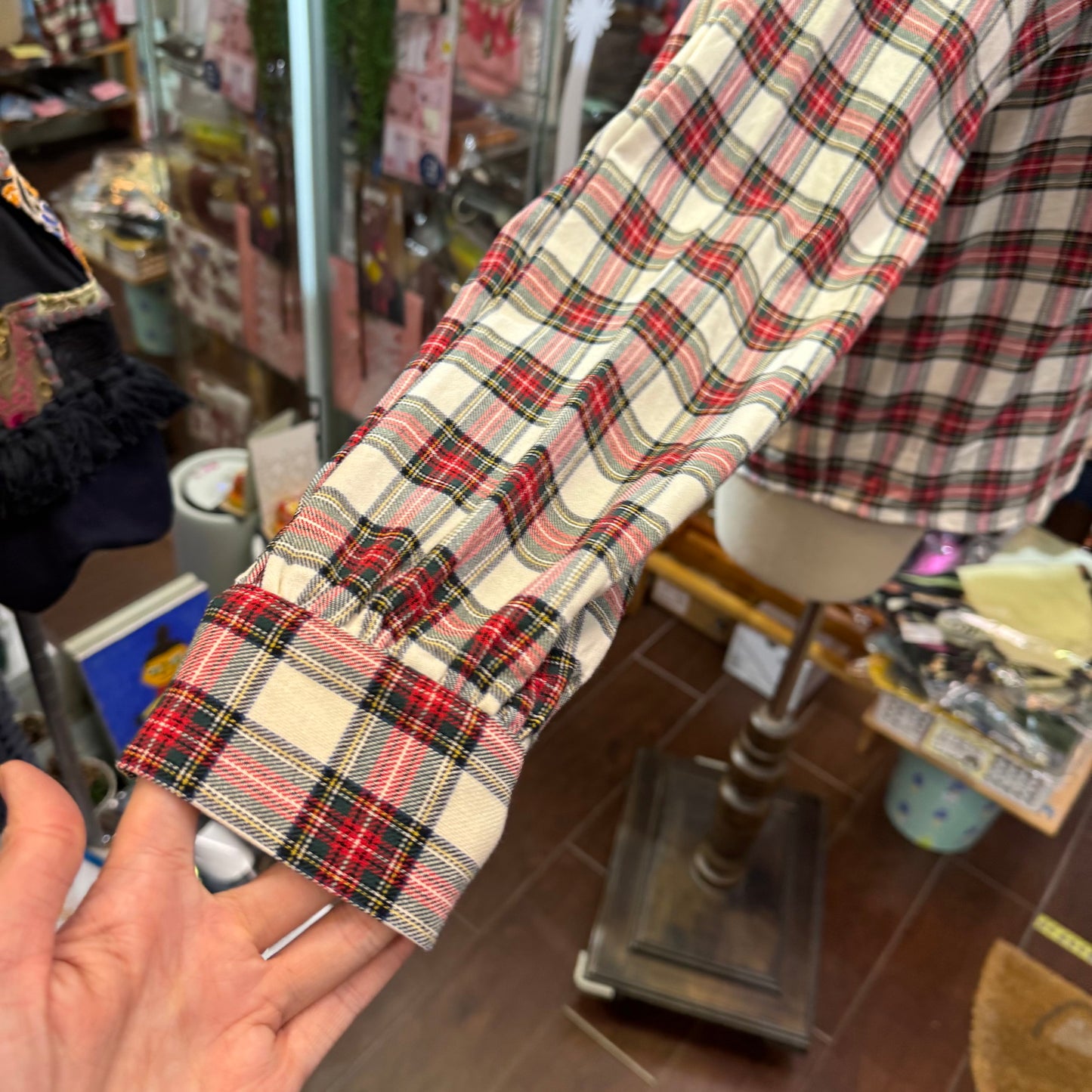 Sale- Mizuiro Ind Red Checked Shirt, made in Japan